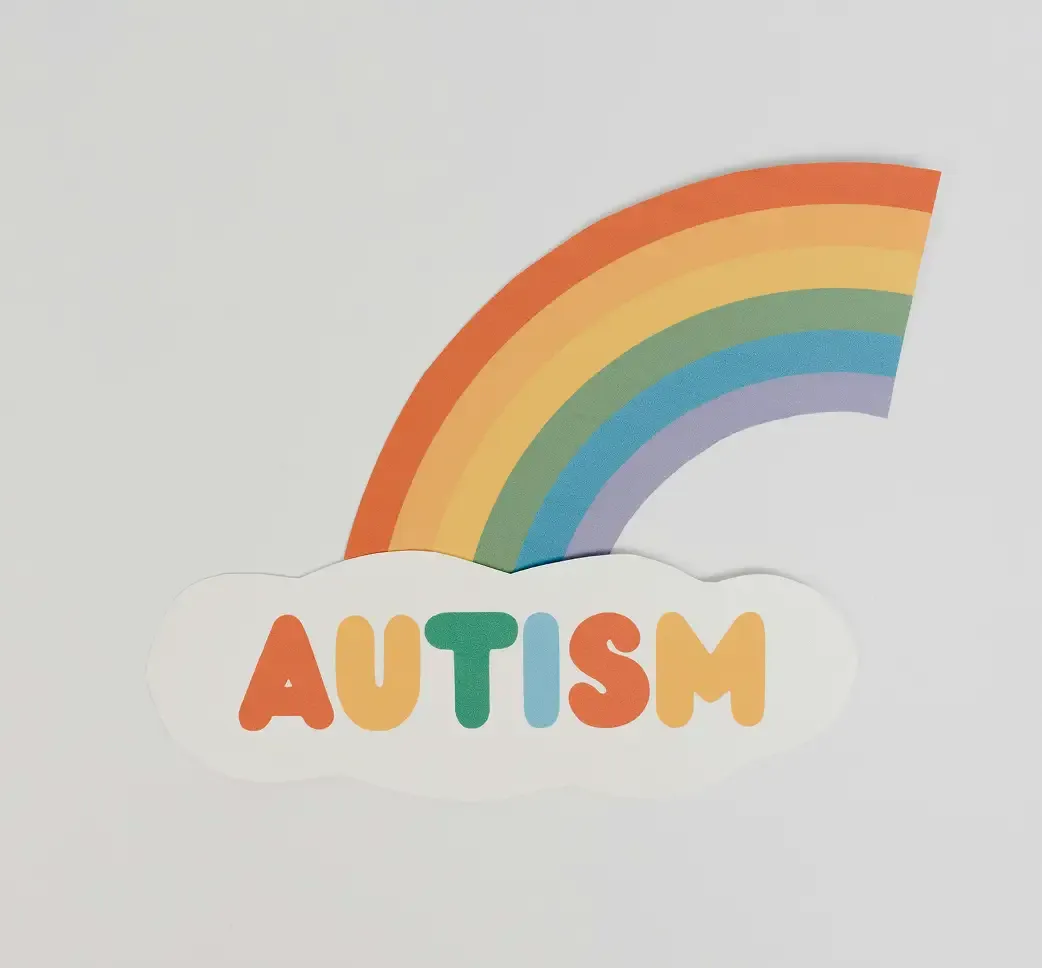 AUTISM rainbow logo